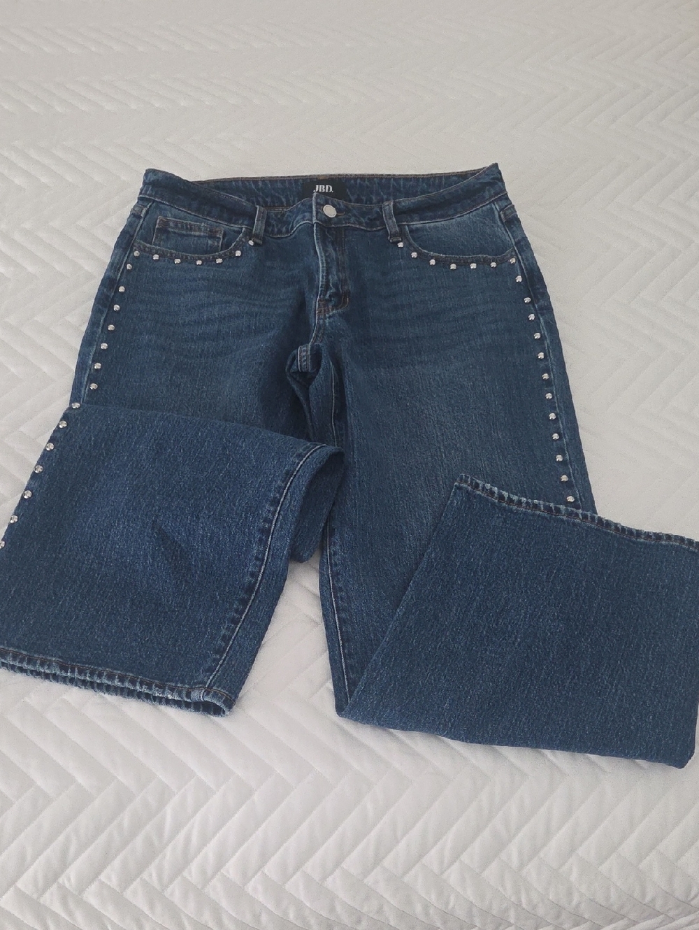 JBD Midrise Studded Jeans